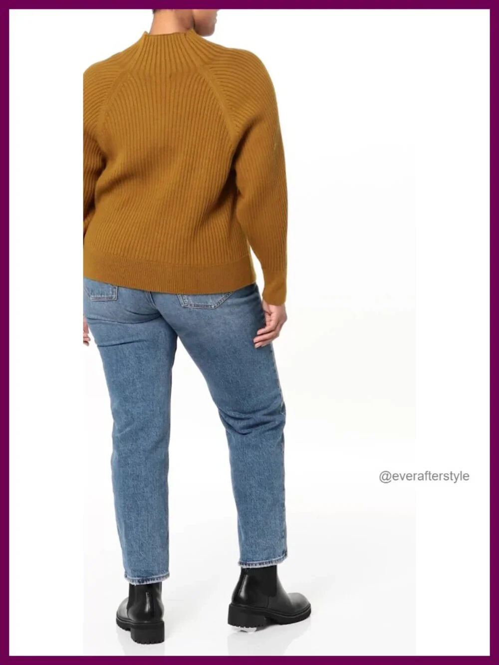Ultra Soft Oversized Cropped Cocoon Sweater, Long Sleeve, Ribbed, Funnel Neck